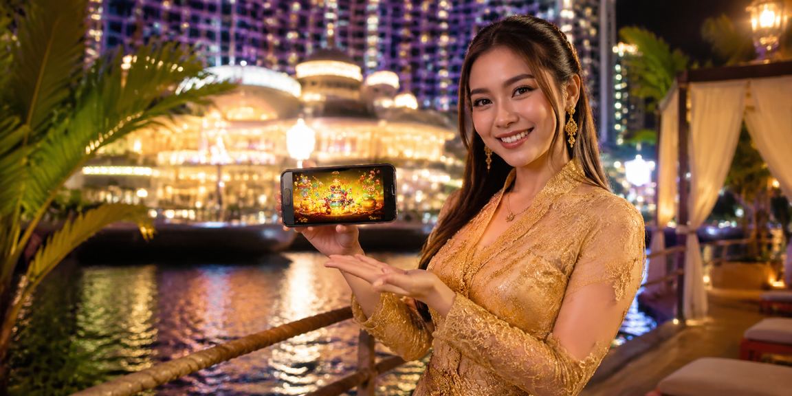 Suasana kasino hiburan di Genting Highlands yang mewah dalam konteks platform vip99